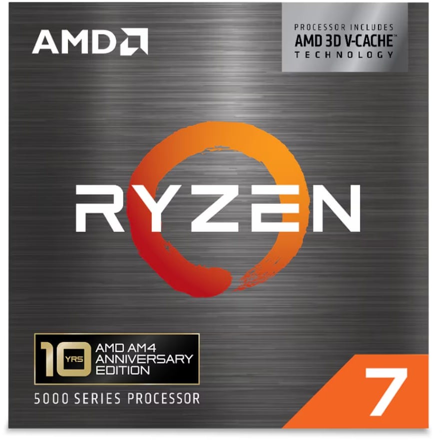 AMD Ryzen 7 5800X3D 10th Anniversary 8-Core 4.5GHz - Image 2