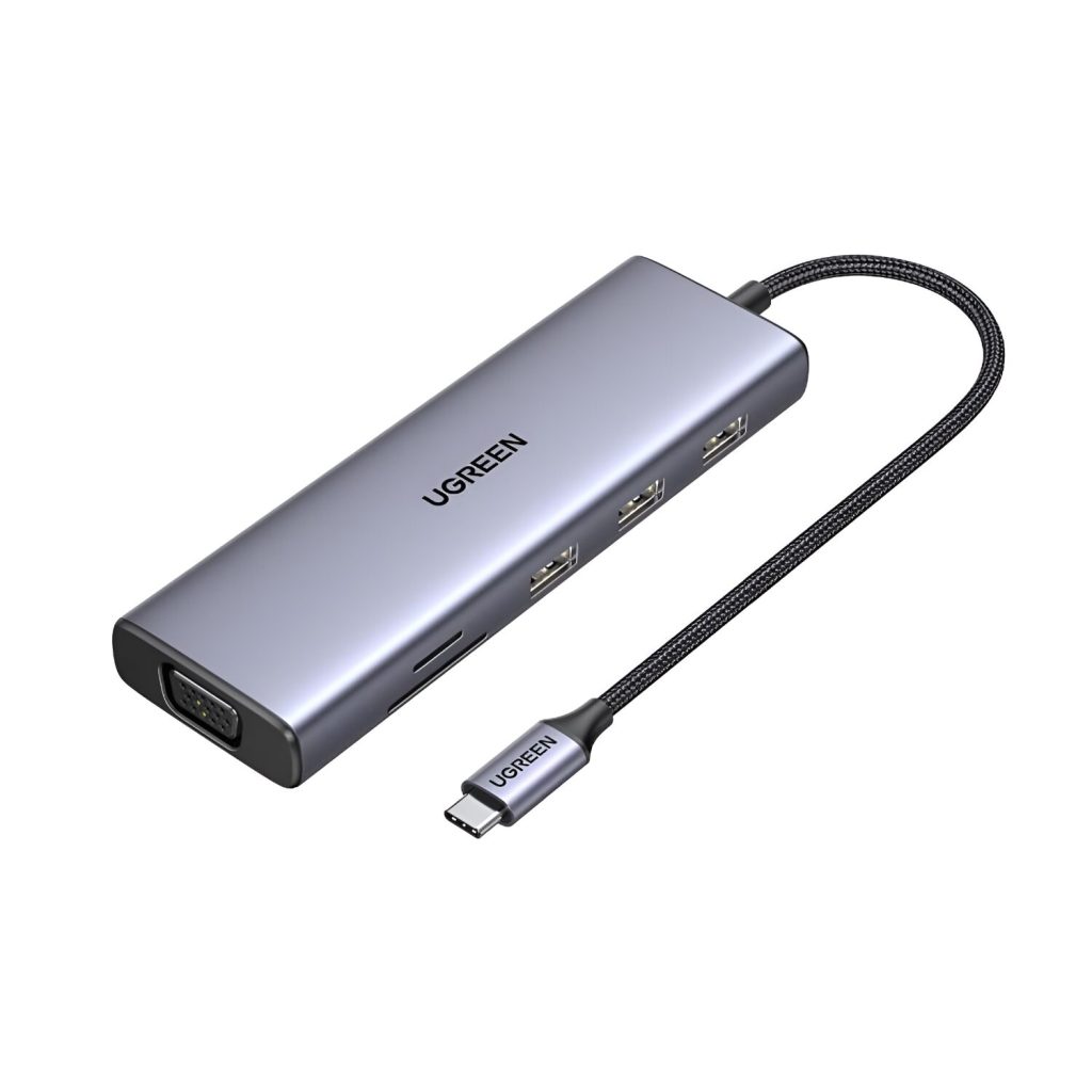UGREEN 9-in-1 USB-C Hub – HDMI, VGA, Gigabit Ethernet