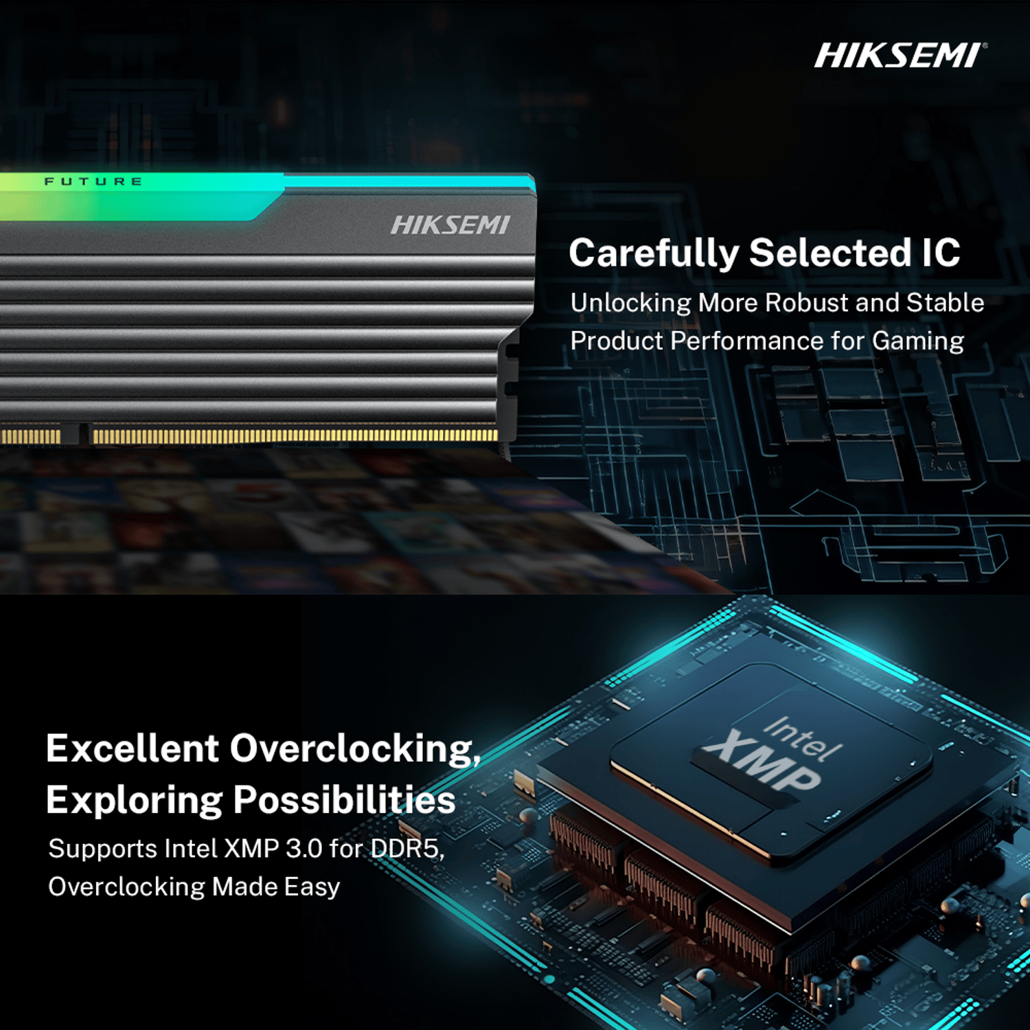 HIKSEMI Future RGB 16GB (2x8GB) DDR4-3600 Desktop Gaming Memory Black - Image 4