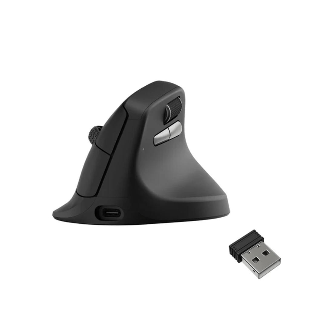 Keychron M5 1K Wireless Ergonomic Mouse – Black