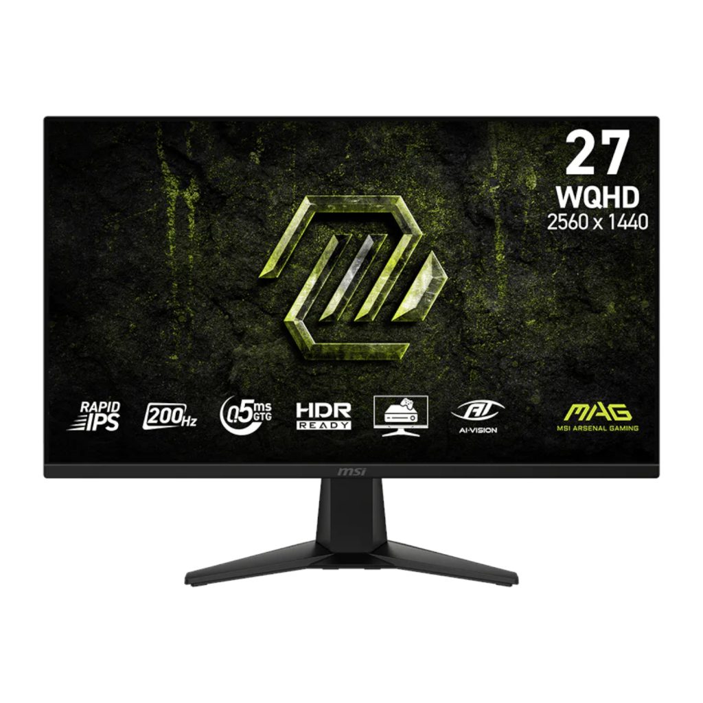 MSI MAG 275QF E20 27″ 200Hz WQHD Rapid IPS Gaming Monitor