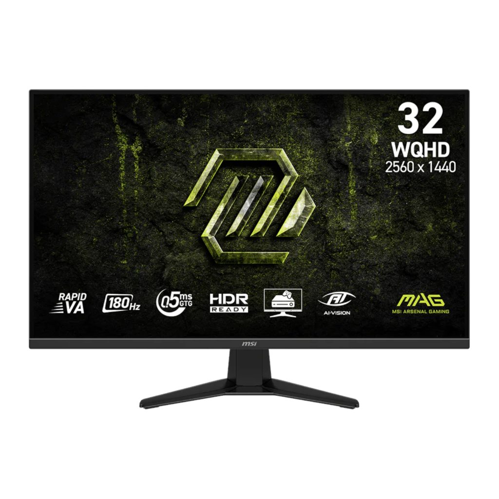 MSI MAG 325QF E18V 32″ 180Hz WQHD Rapid VA Gaming Monitor