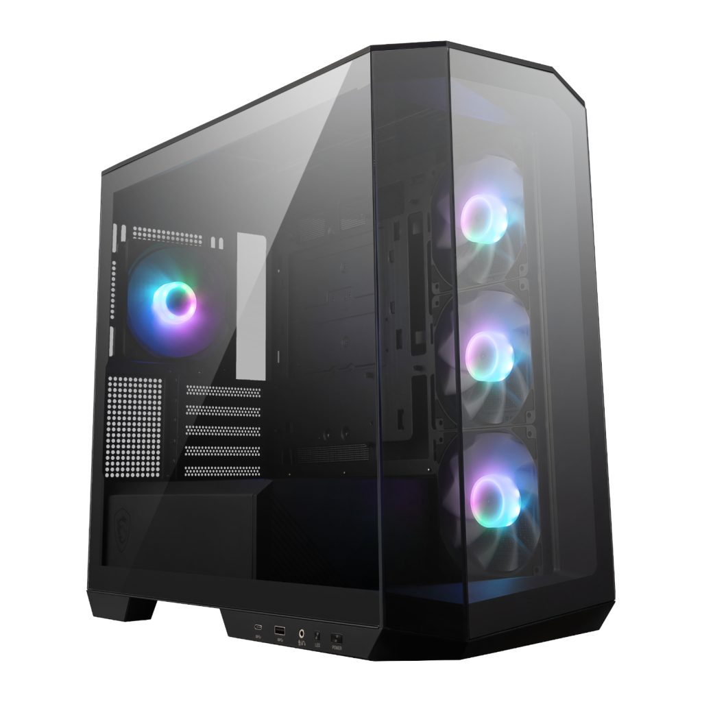 MSI MAG PANO M100R PZ Micro-ATX ARGB Gaming Chassis – Black