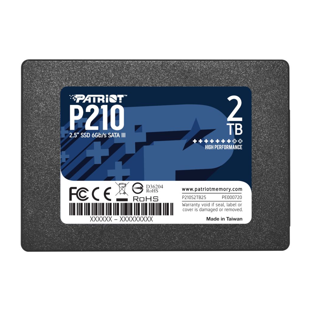 Patriot P210 2TB 2.5″ SATA III Solid State Drive