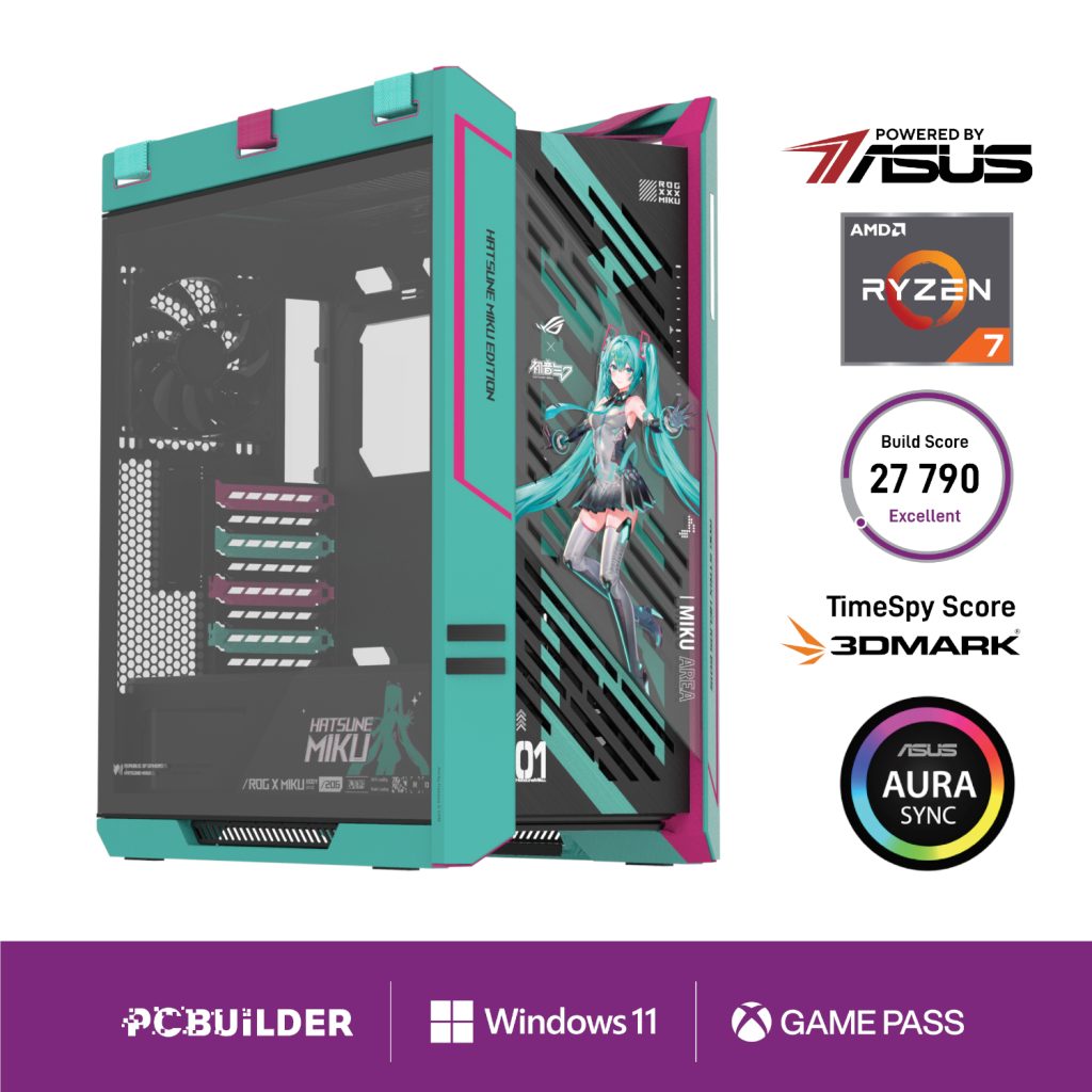 Custom Built ASUS X MIKU Ryzen 7 9800X3D Gaming PC – RTX 5080 16GB