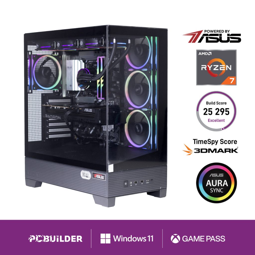 PCBuilder MAXIMUS Ryzen 7 7800X3D Gaming PC – RX 9070 XT 16GB