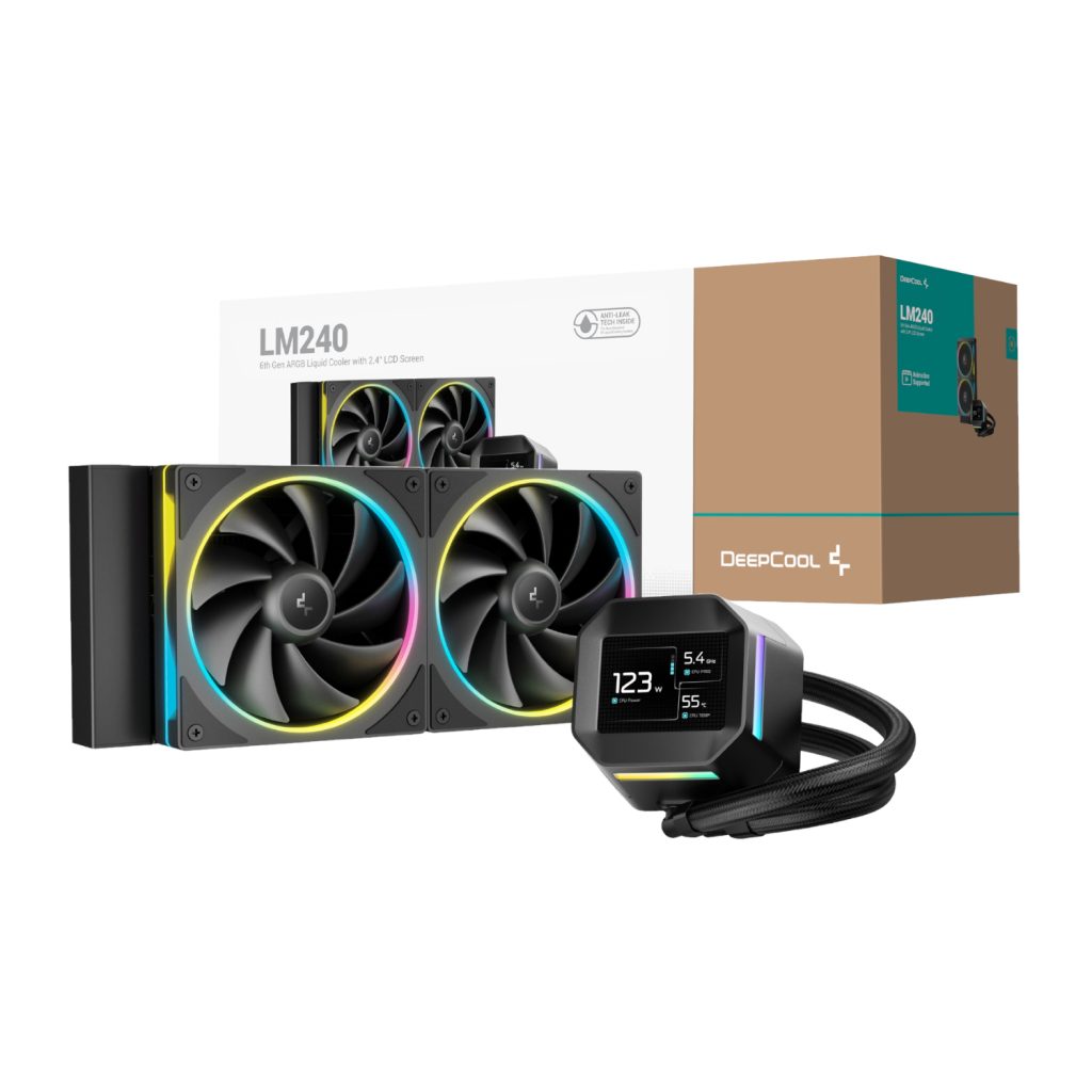 DeepCool LM240 ARGB 240mm AIO Liquid CPU Cooler