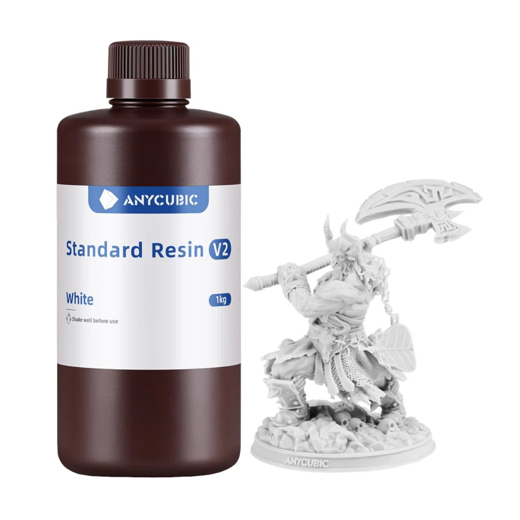 Anycubic Standard Resin V2 – White 1kg