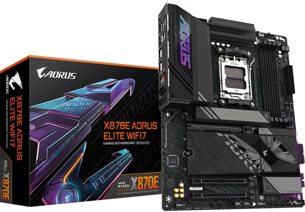 Gigabyte X870E AORUS ELITE WIFI7 AMD X870E AM5 ATX Motherboard